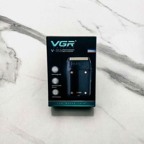 VGR V-353 Ultra-Thin Electric Shaver – Reciprocating Blade, USB Rechargeable, Sensitive Skin Safe | Glamole