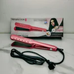Glamole Professional Wide Plate Ceramic Hair Straightener – Wet & Dry Use, 30 Sec Fast Heat