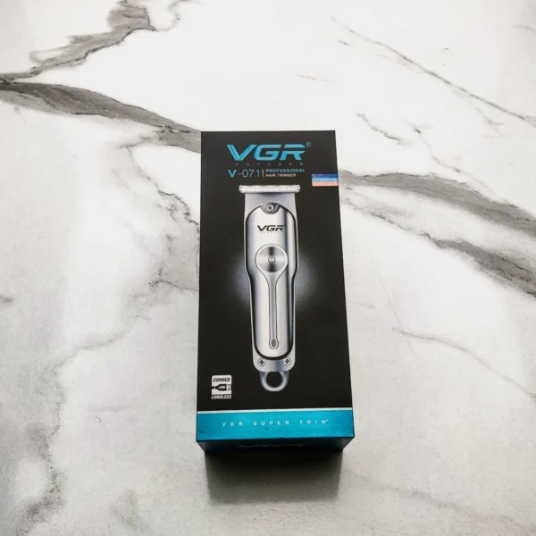 VGR V-071 Professional Rechargeable Hair Clipper & Beard Trimmer – Titanium Stainless Steel Blade | Glamole